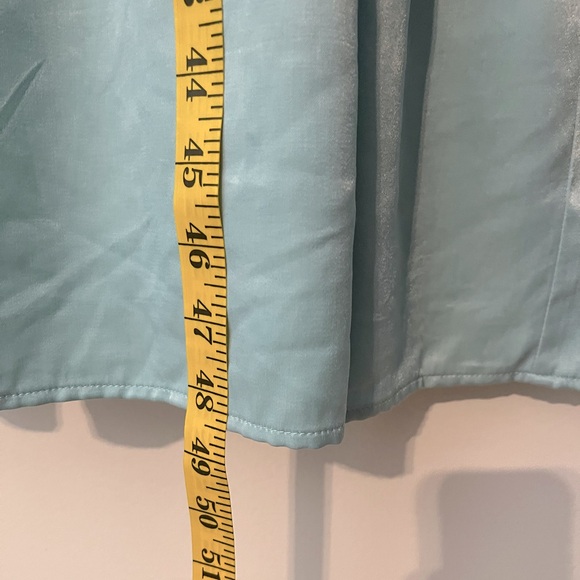 WeWoreWhat Corset Baby Blue Tiered Midi Dress - Picture 6 of 9